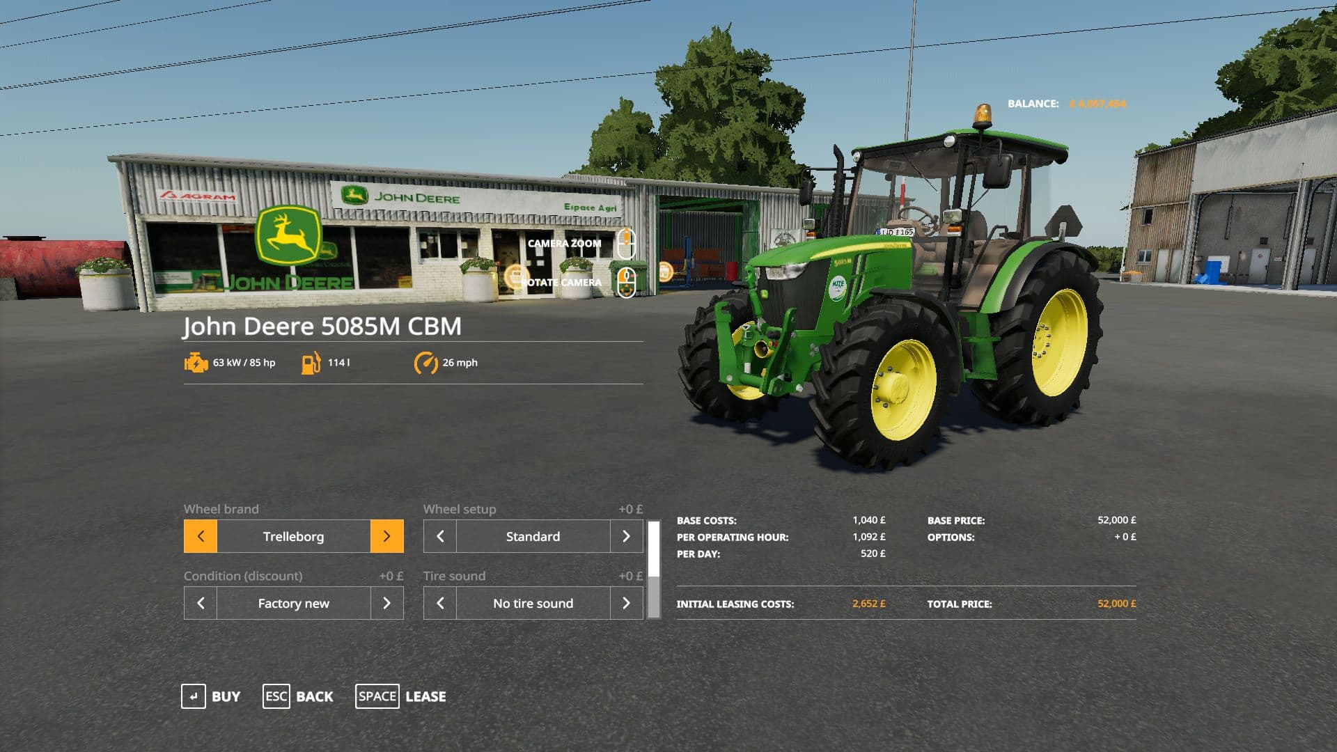 John Deere 5M Pack