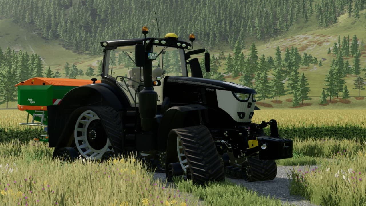 John Deere 6R with tracks 4
