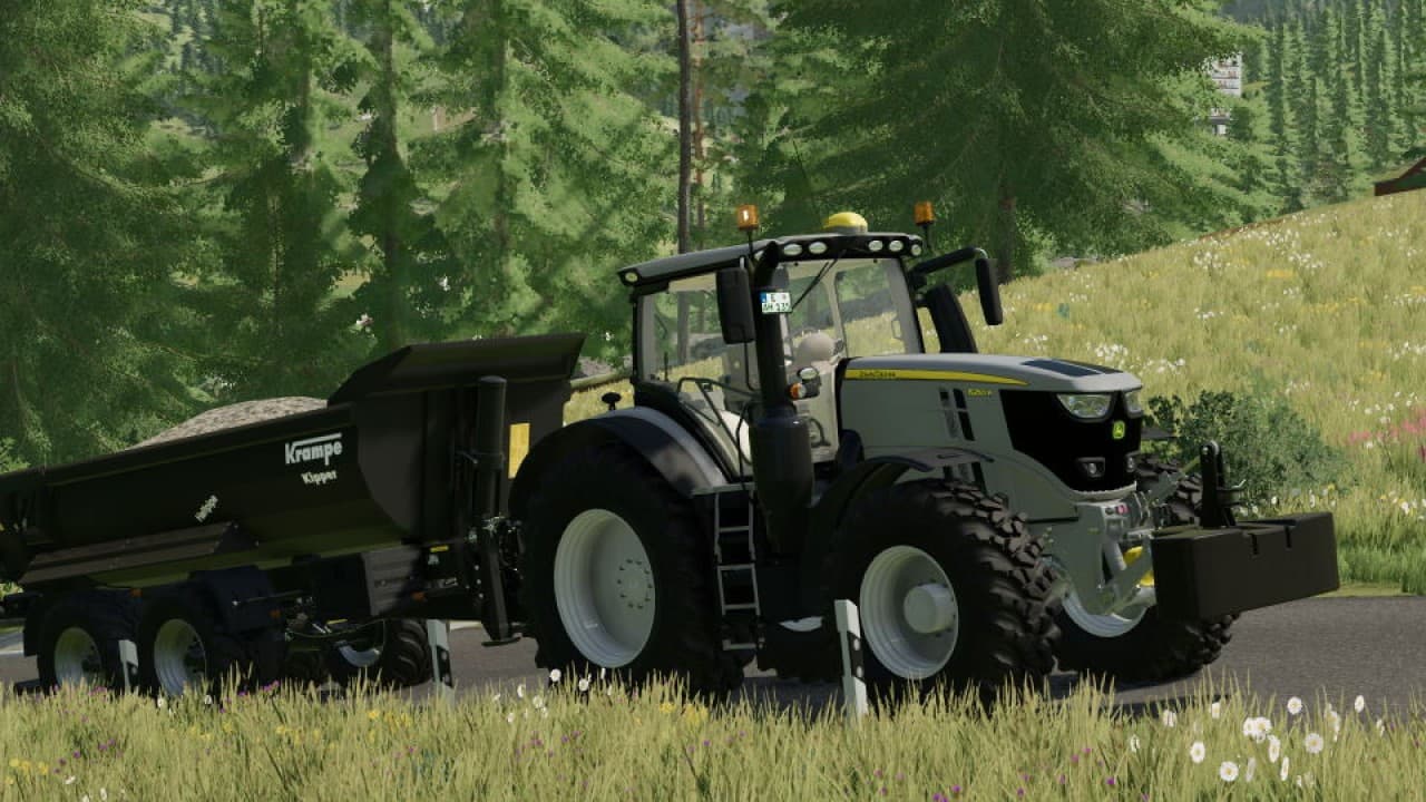 John Deere 6R with tracks 2