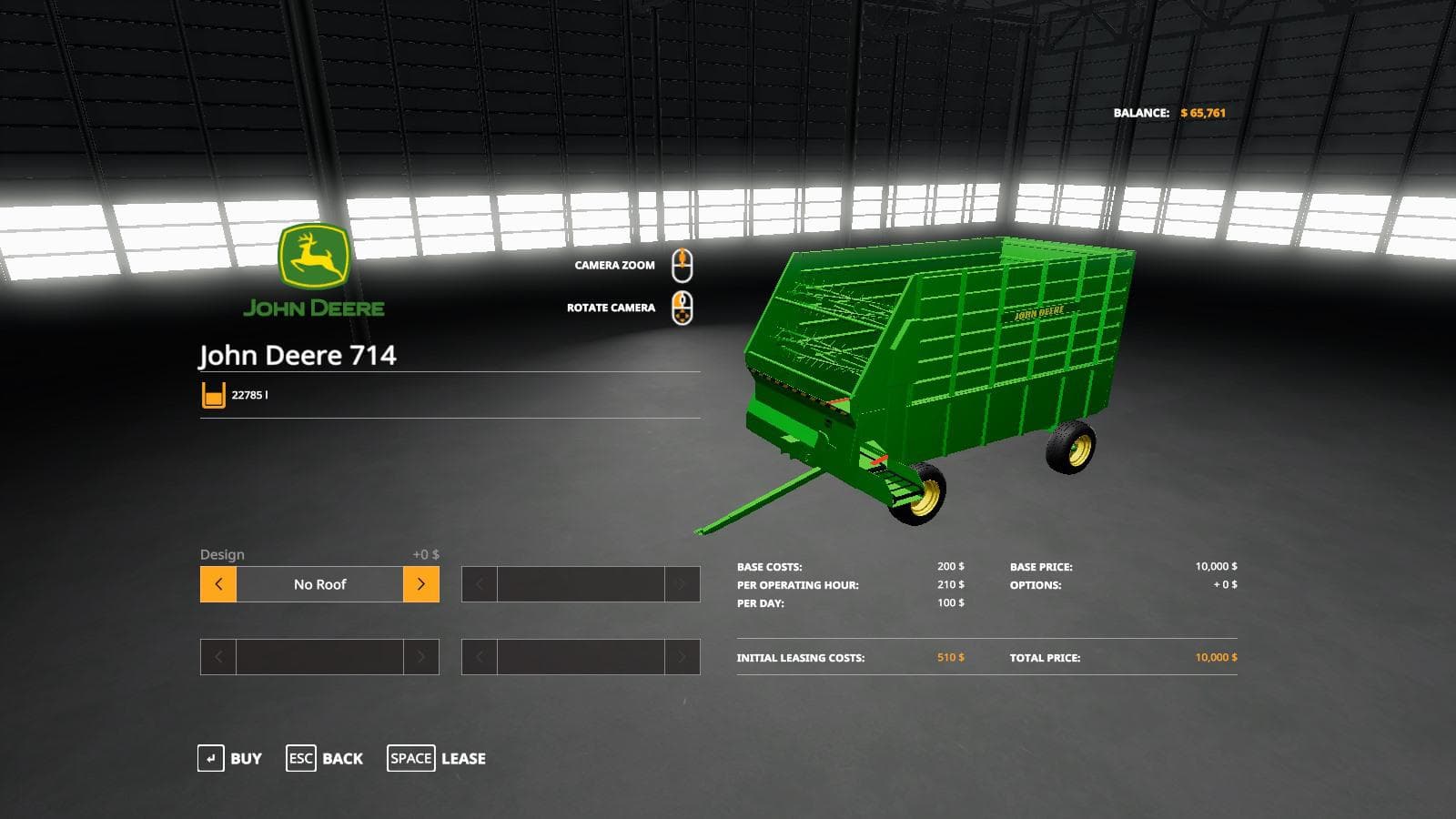 John Deere 714 Forage Box 2
