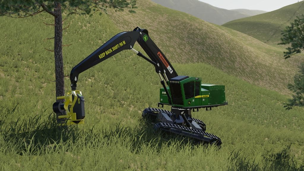 JOHN DEERE 959MH TRACKED HARVESTER