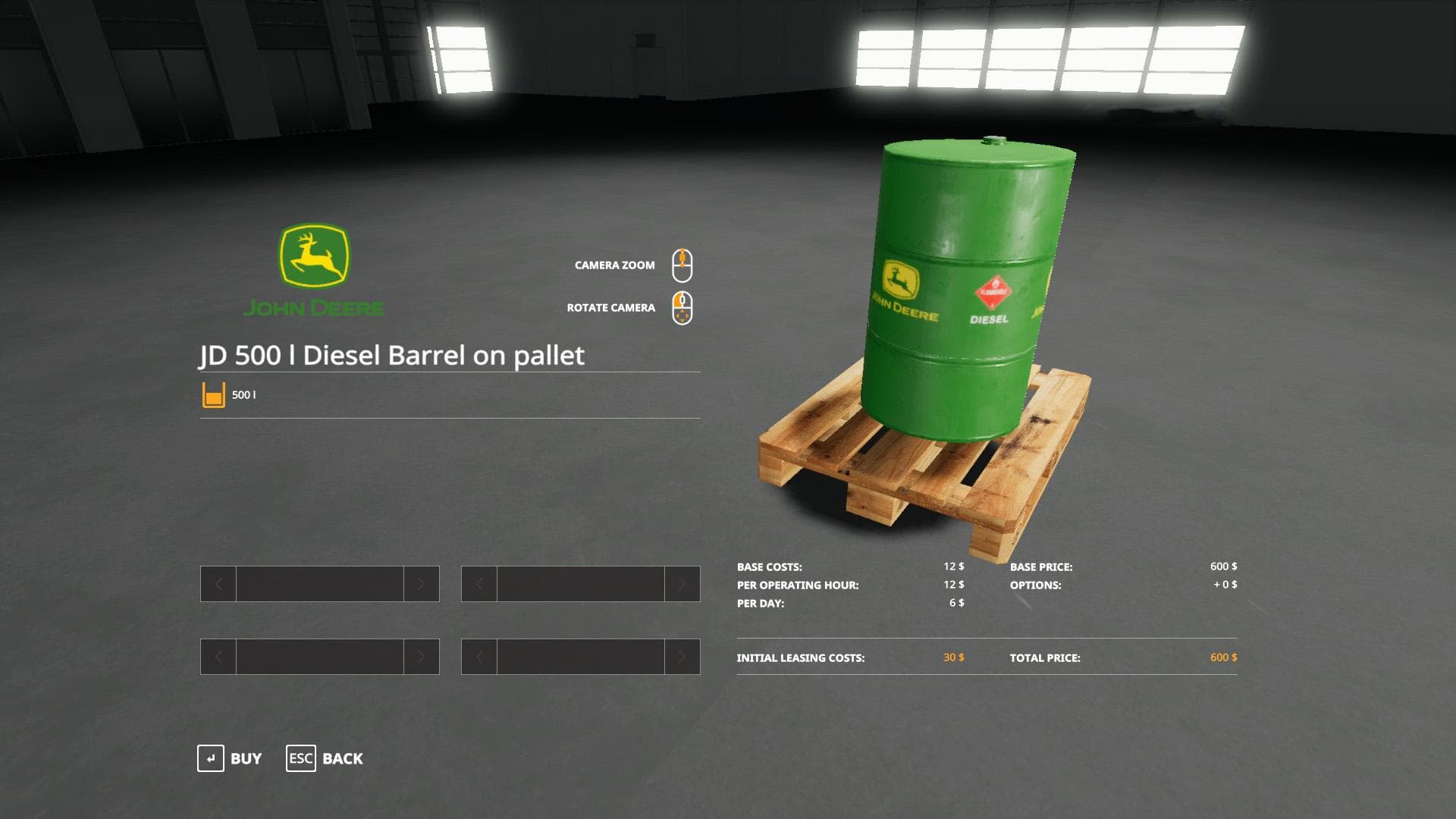 John Deere Diesel Barrel 3