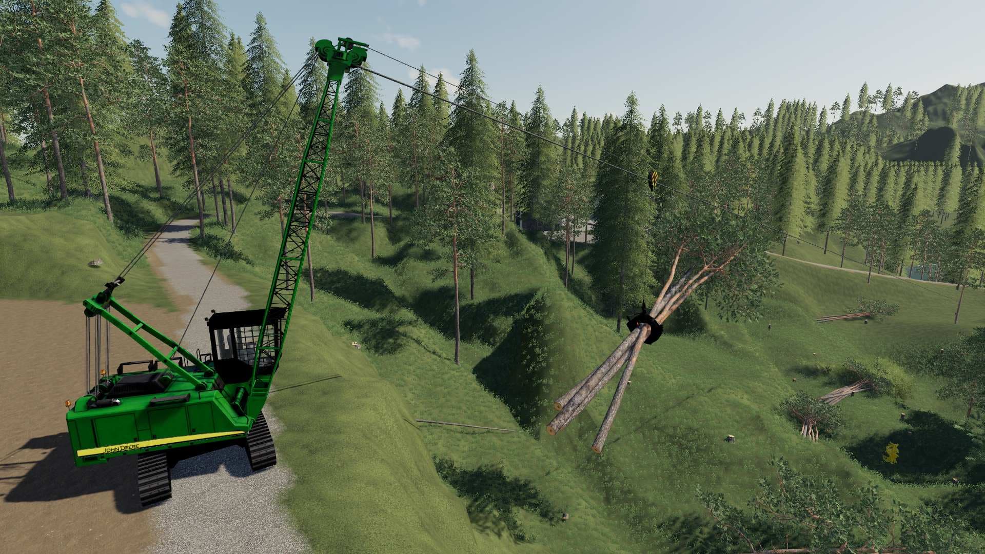 John Deere Grapple Yarder 3