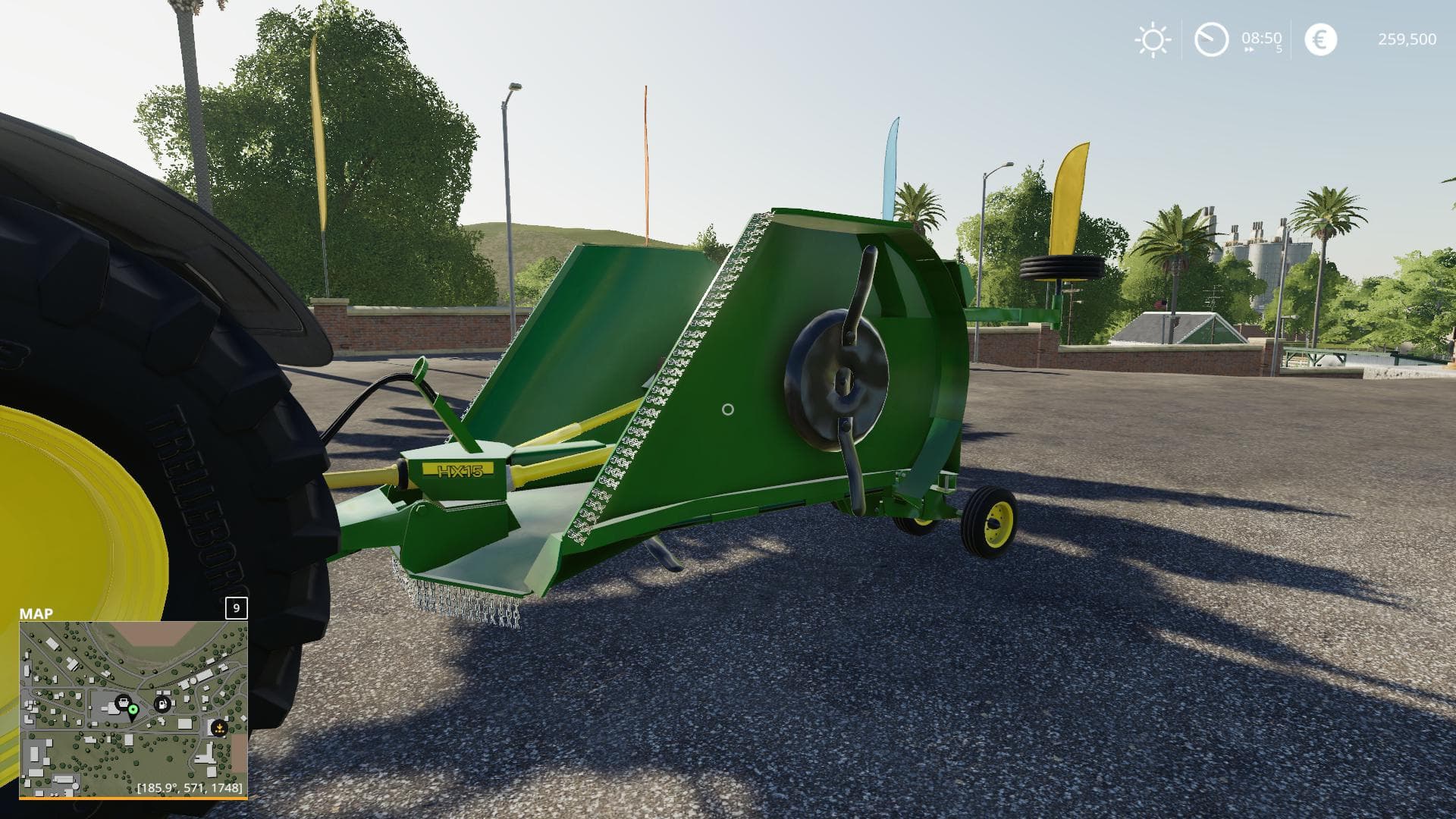 John Deere HX15 Batwing Mower
