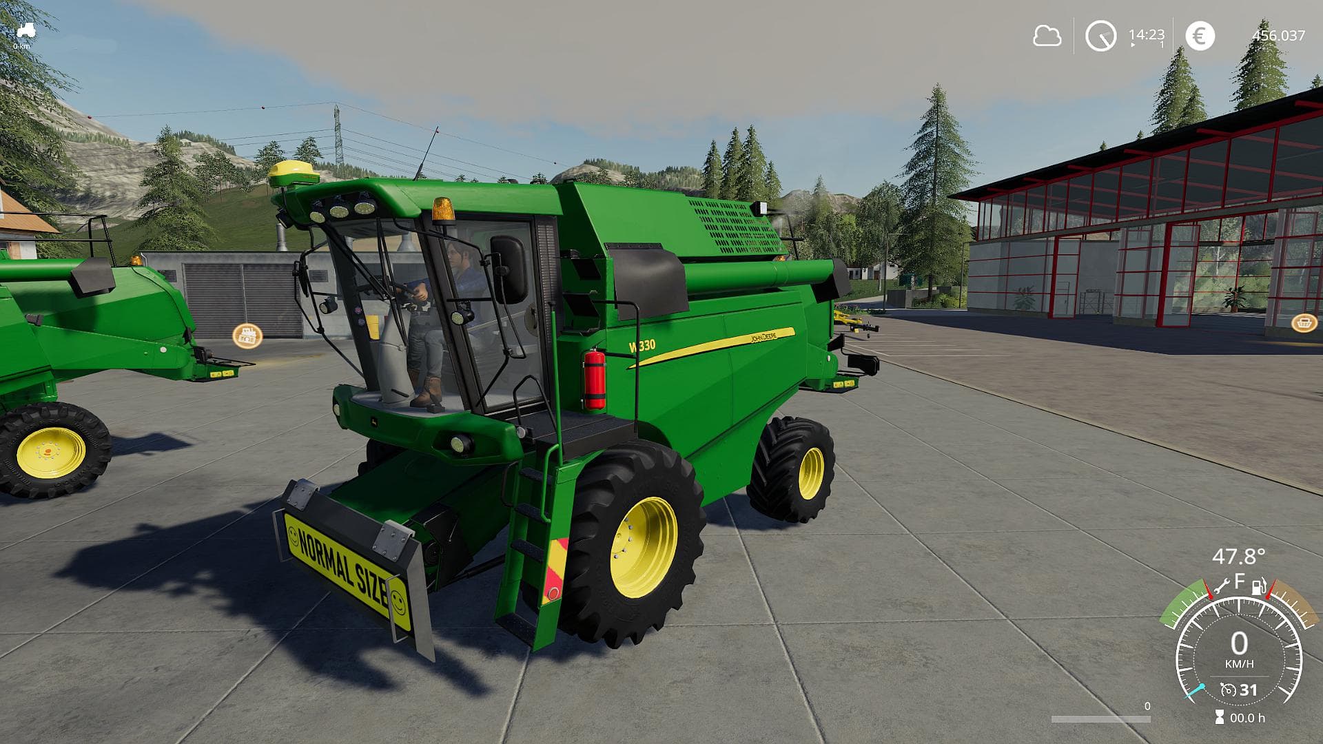 John Deere W330 + 314R 4