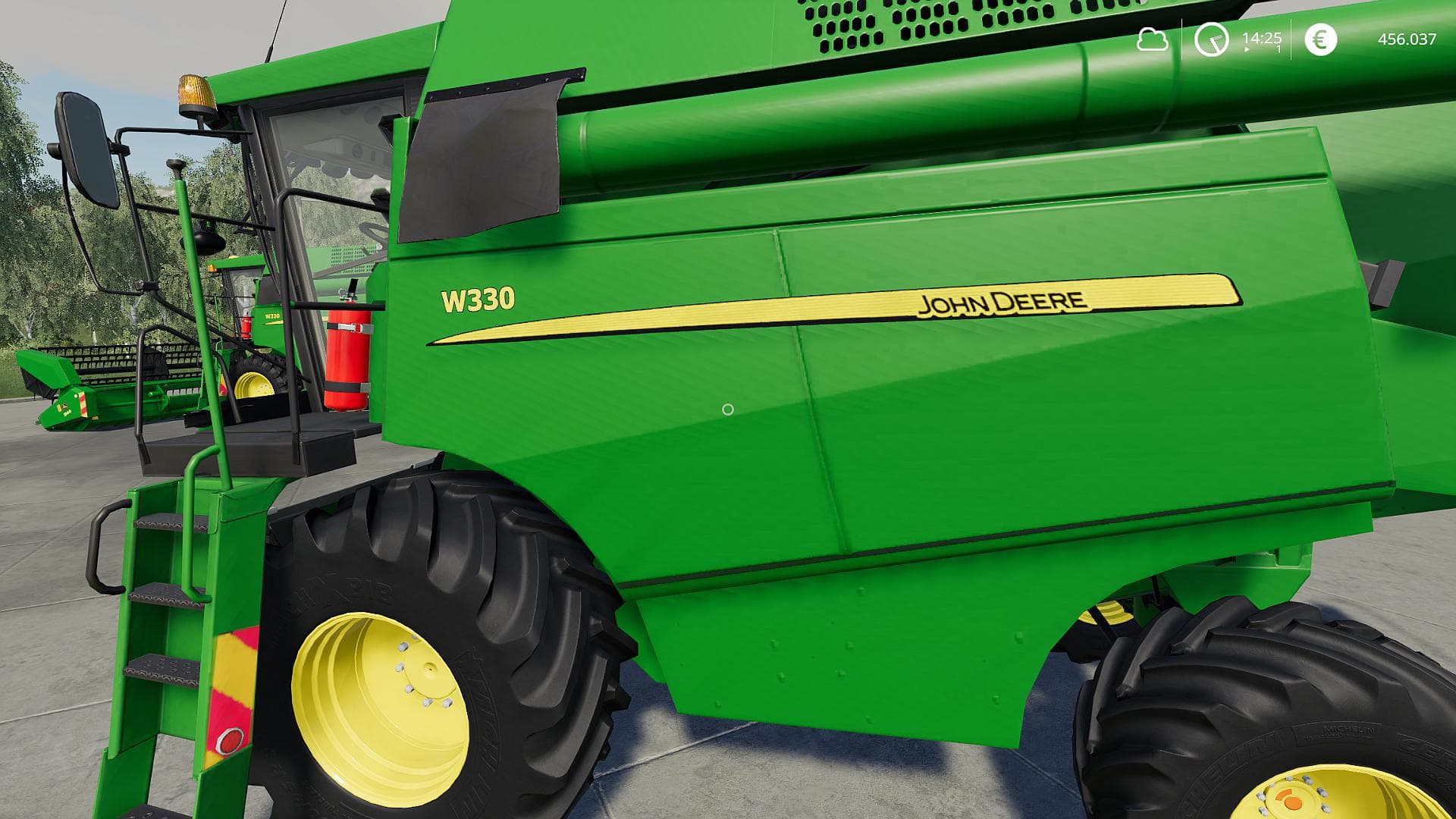 John Deere W330 + 314R