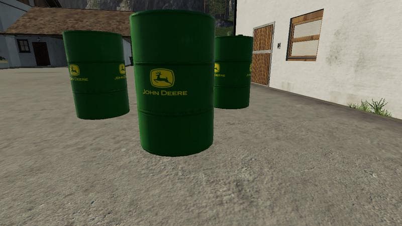 John Deere barrel 3