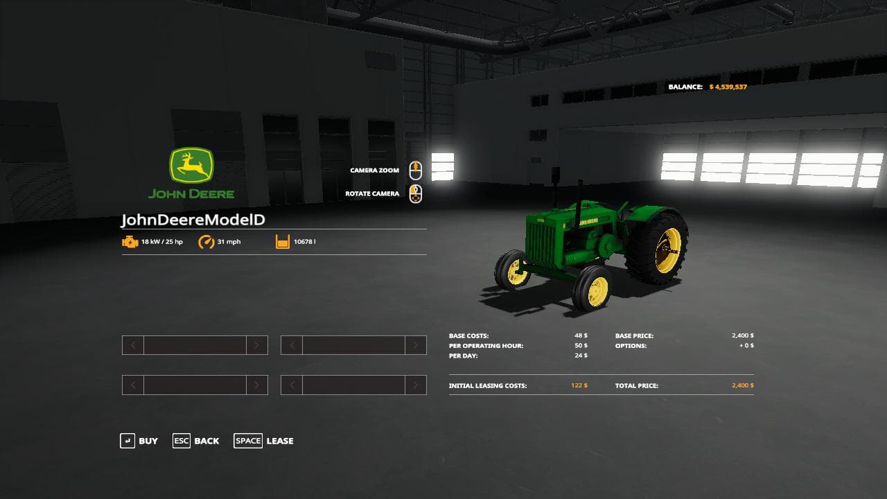 John Deere model D beta 5
