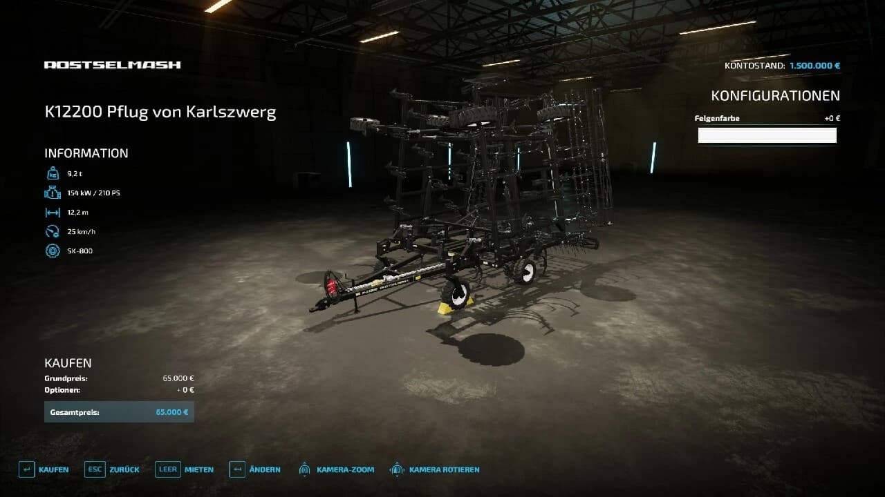 K12200 PLOW BY KARLSZWERG