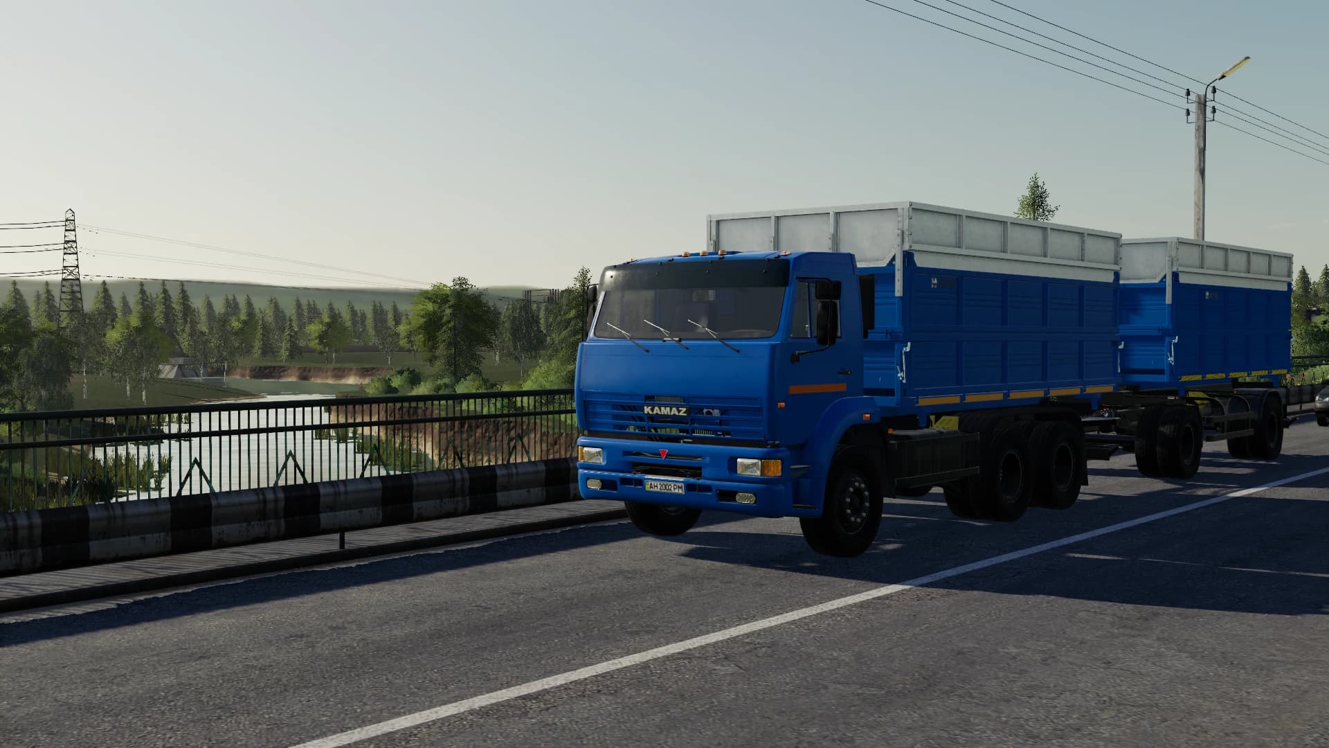 KAMAZ 45143 FARMER AND NEFAZ 8560 3