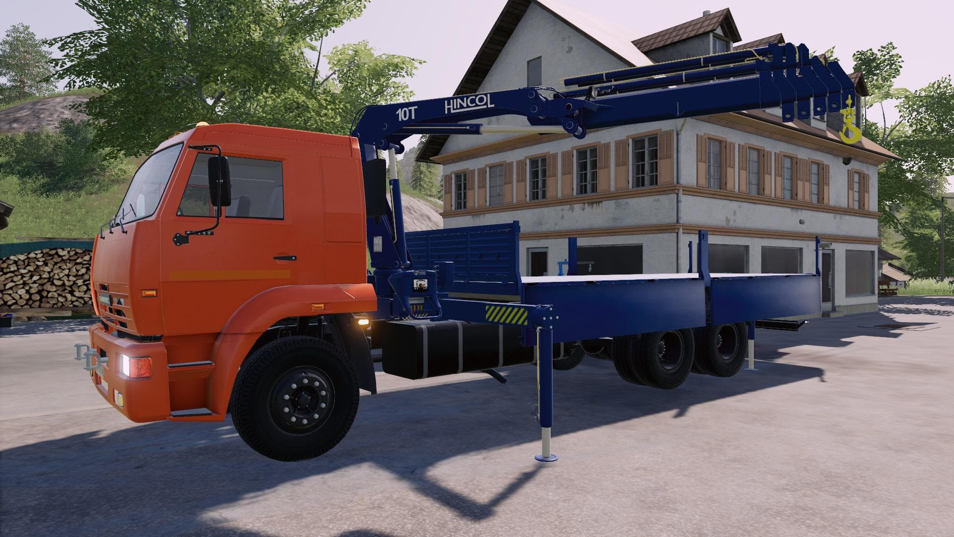 KAMAZ 65117 PICKER CRANE 5