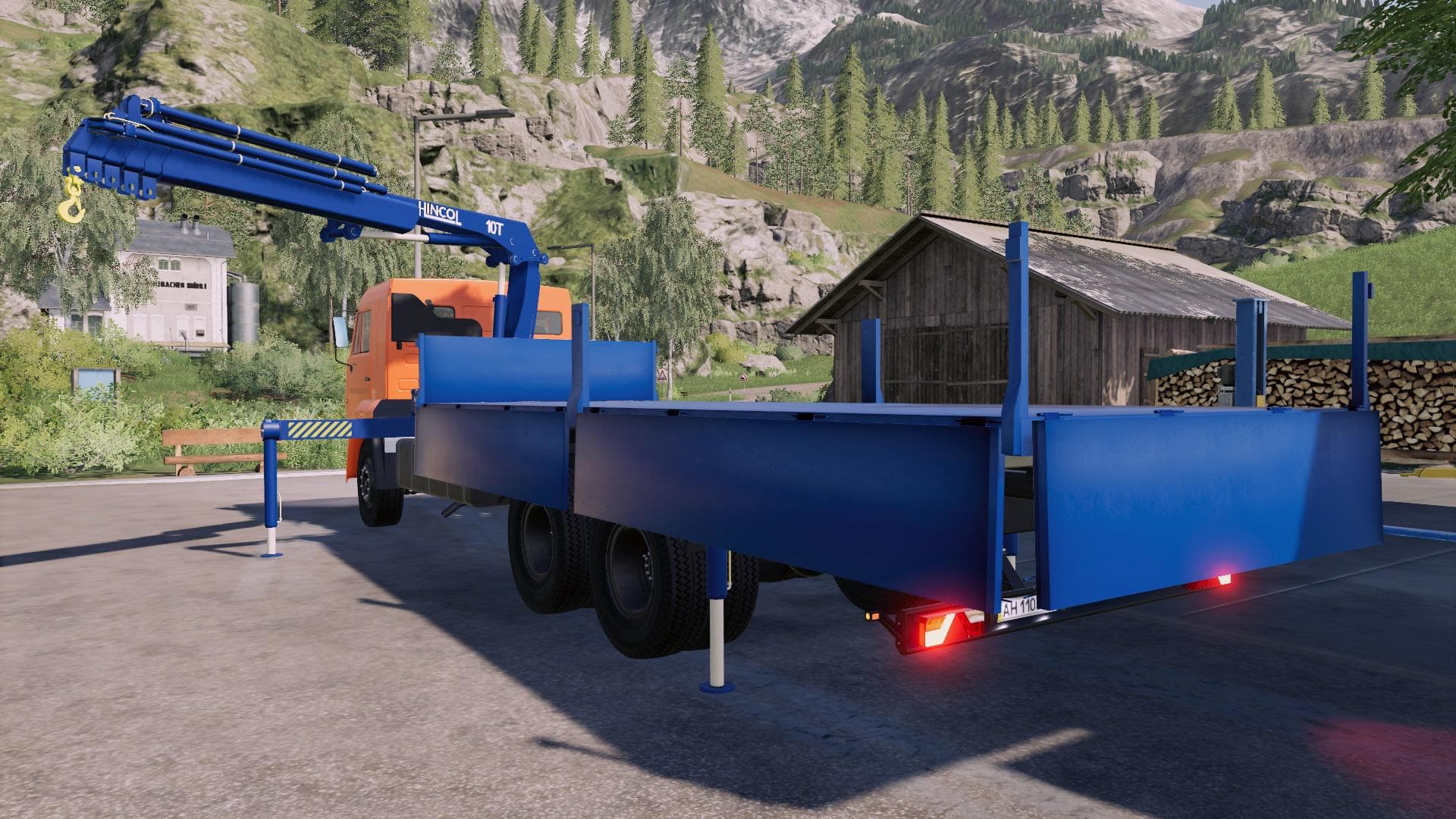 KAMAZ 65117 PICKER CRANE 4
