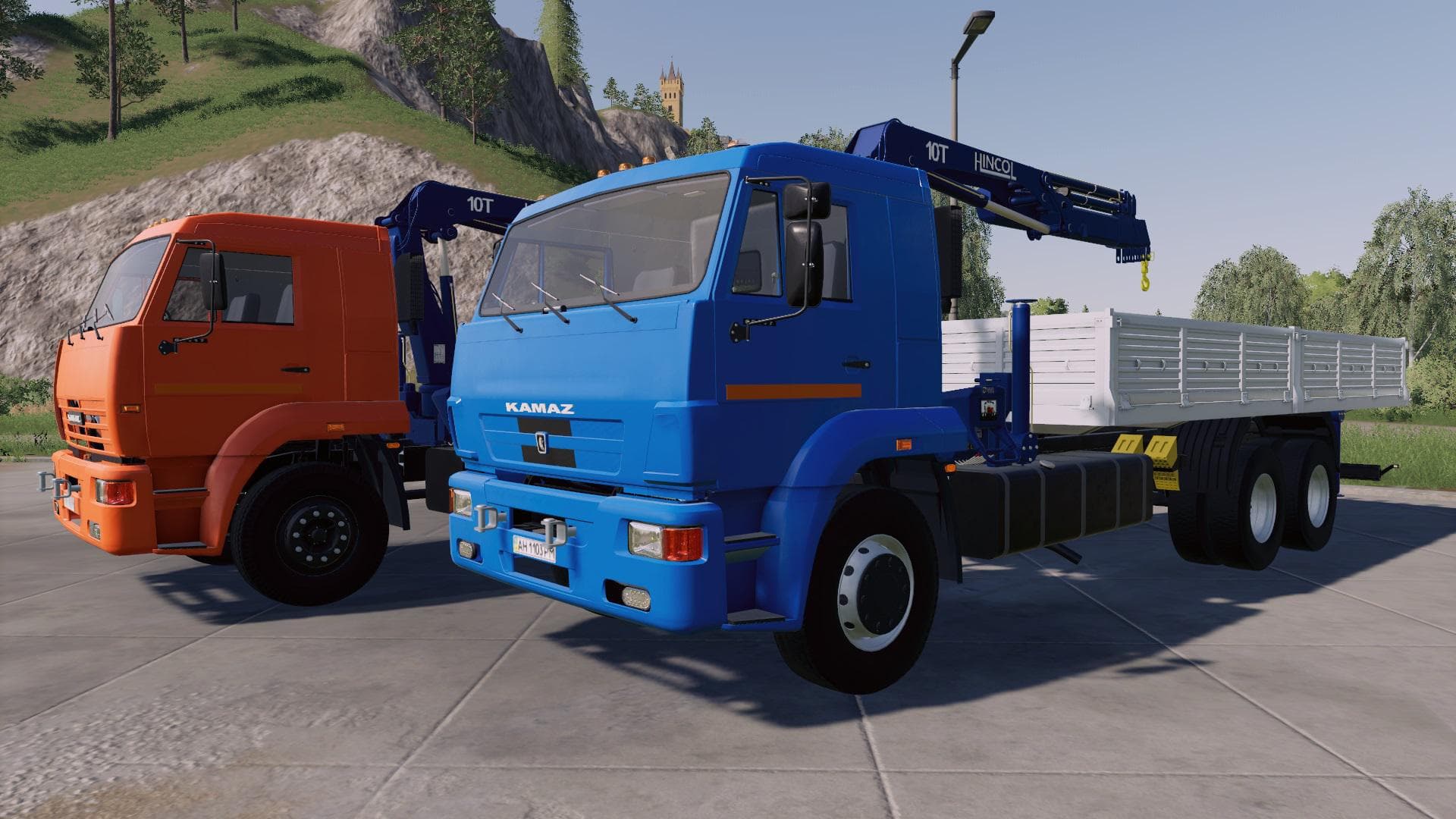 KAMAZ 65117 PICKER CRANE 2