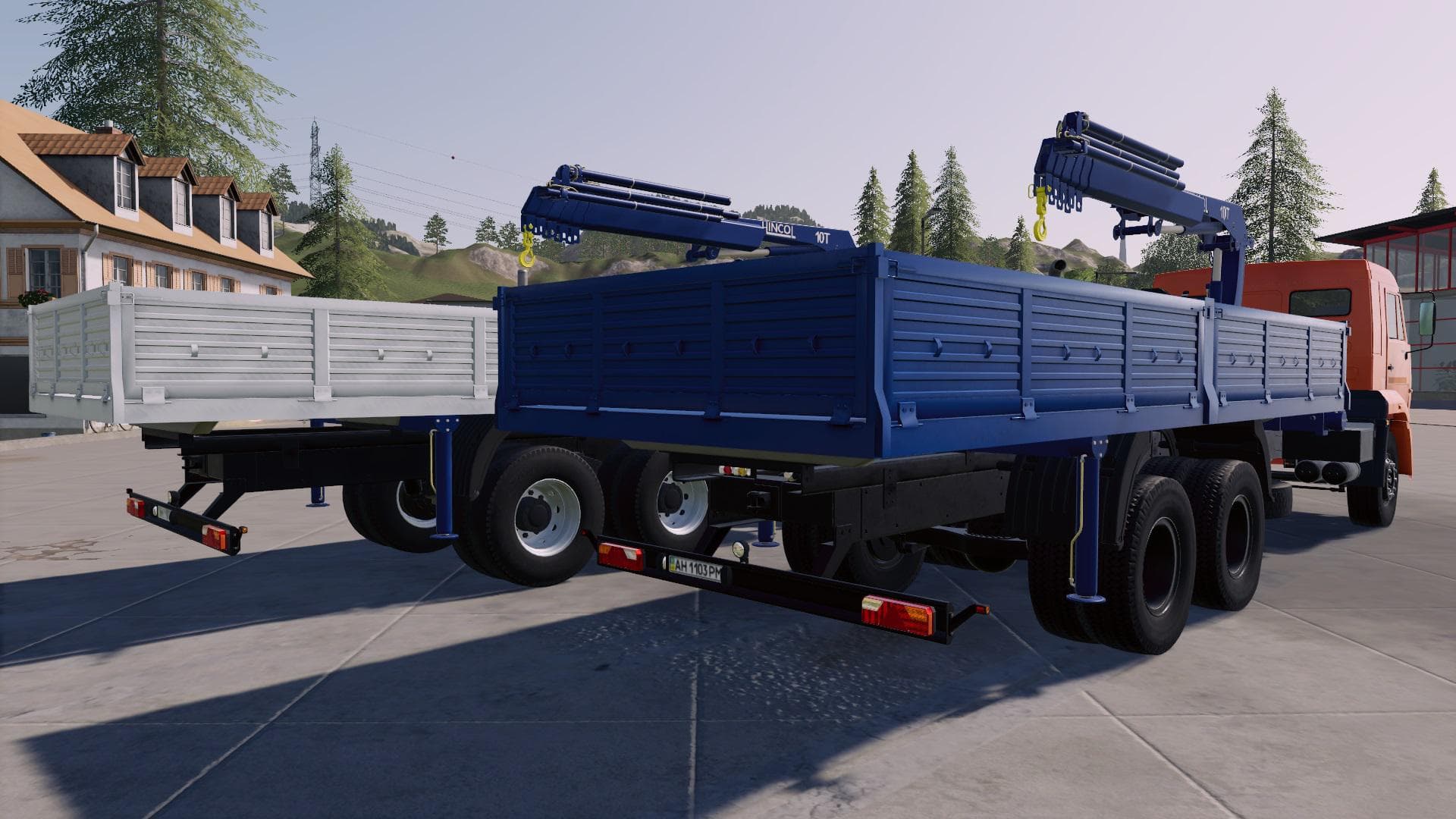 KAMAZ 65117 PICKER CRANE