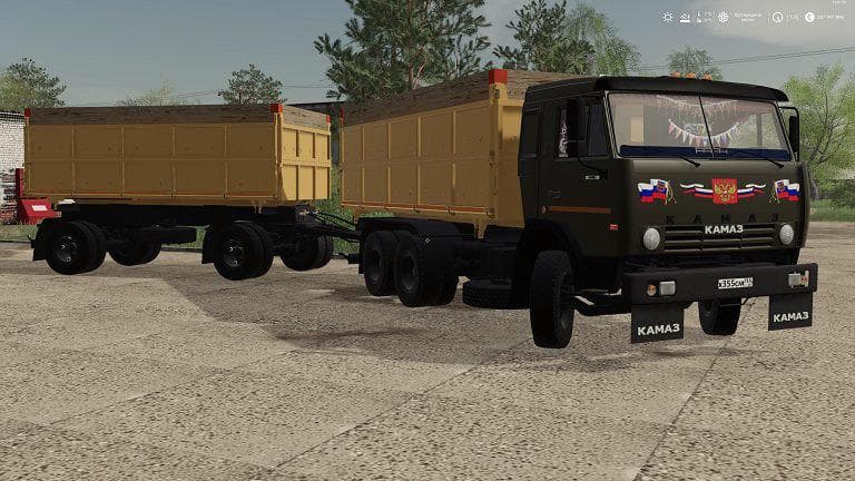 KAMAZ + TRAILER NEFAZ 2