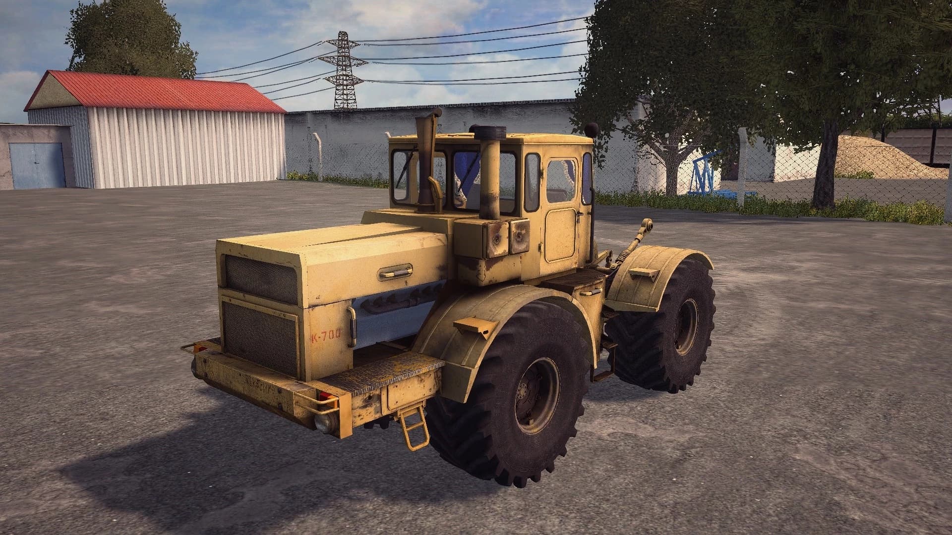 KIROWIEC K 700A YELLOW OLD