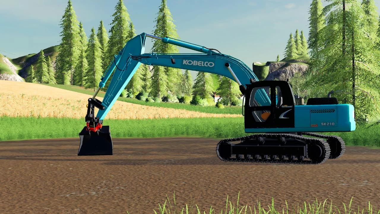 KOBELCO SK210 ROTOTILT 4