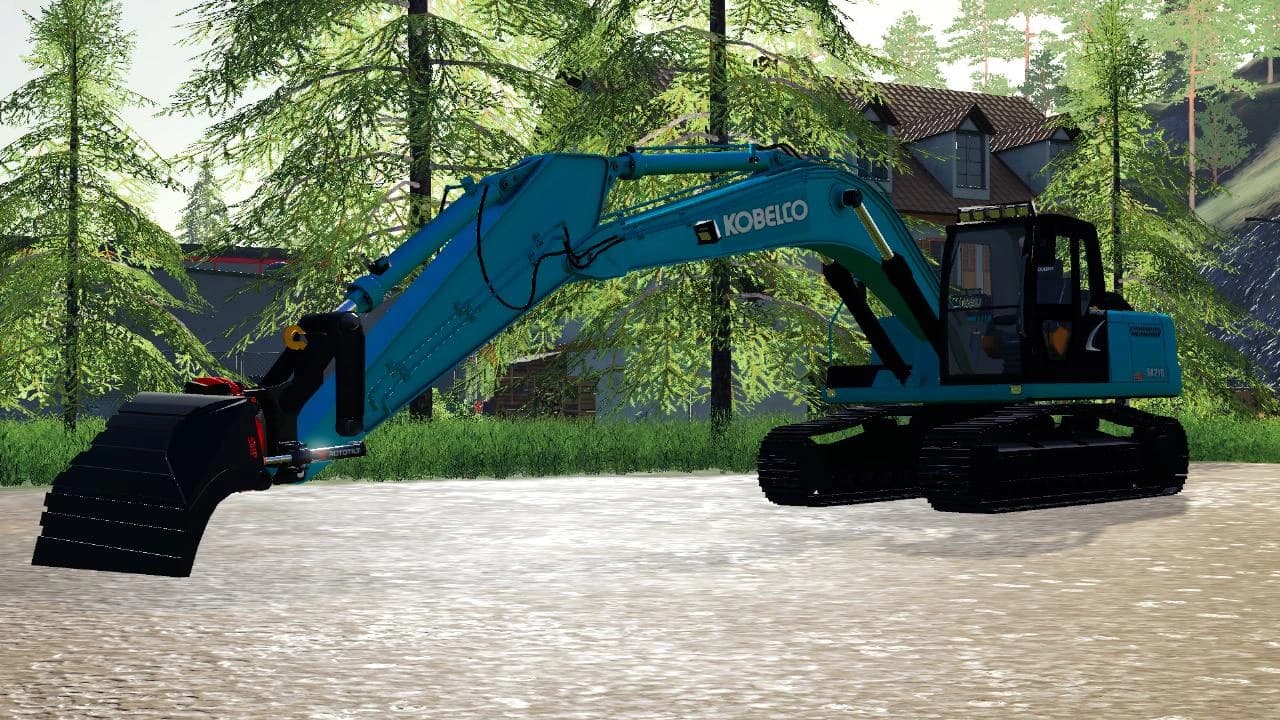 KOBELCO SK210 ROTOTILT
