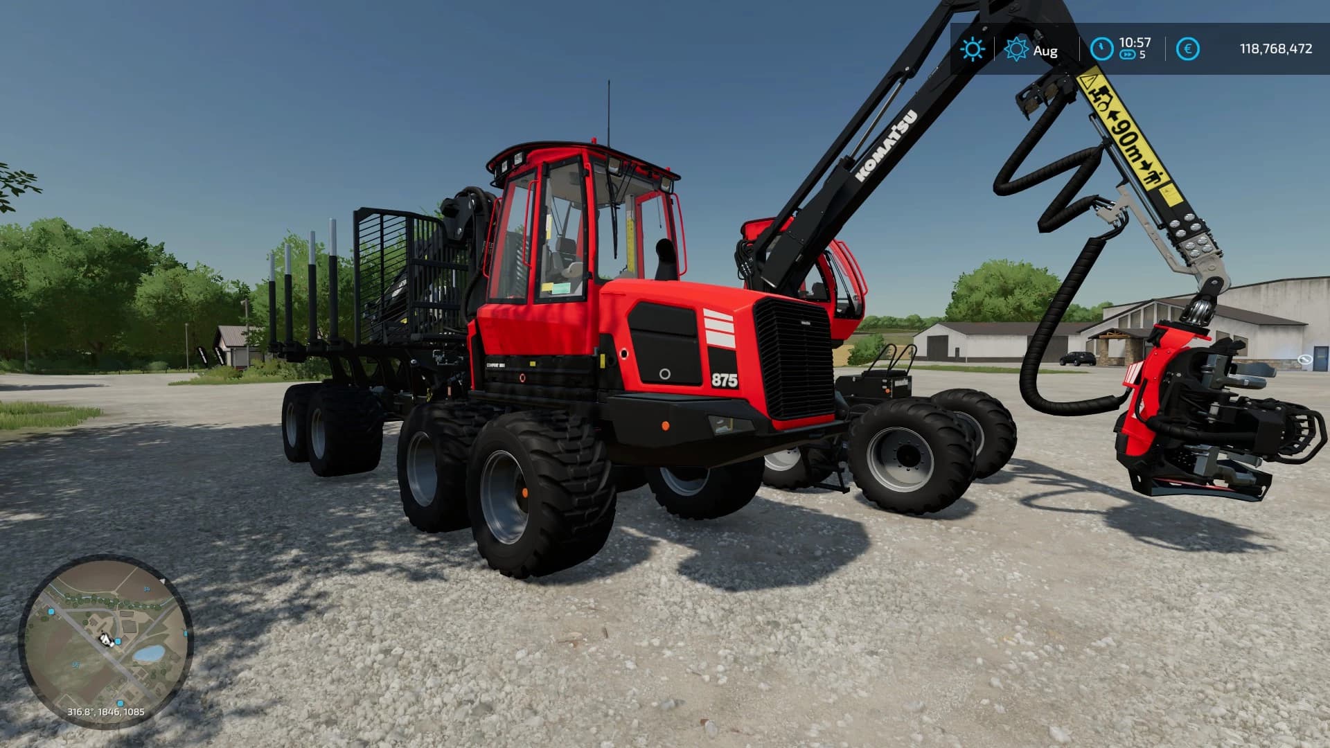 KOMATSU 875 AND XC931 5