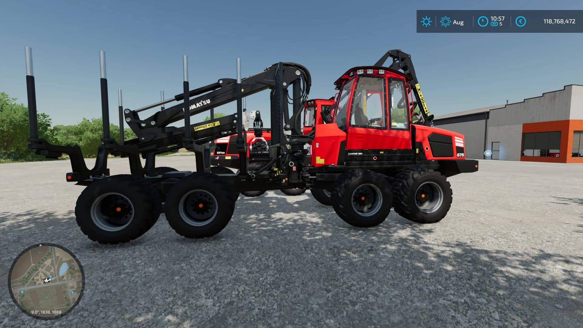 KOMATSU 875 AND XC931 3
