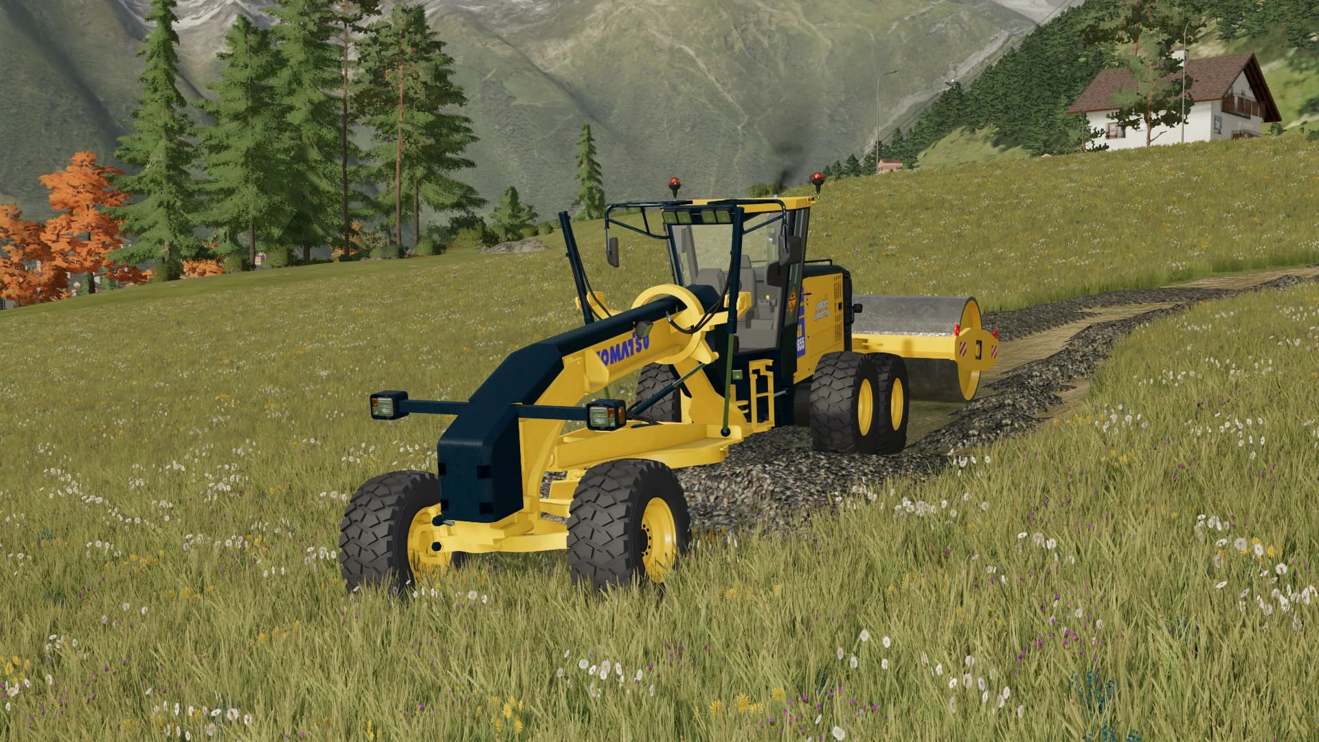 KOMATSU GD-655 MOTOR GRADER 4