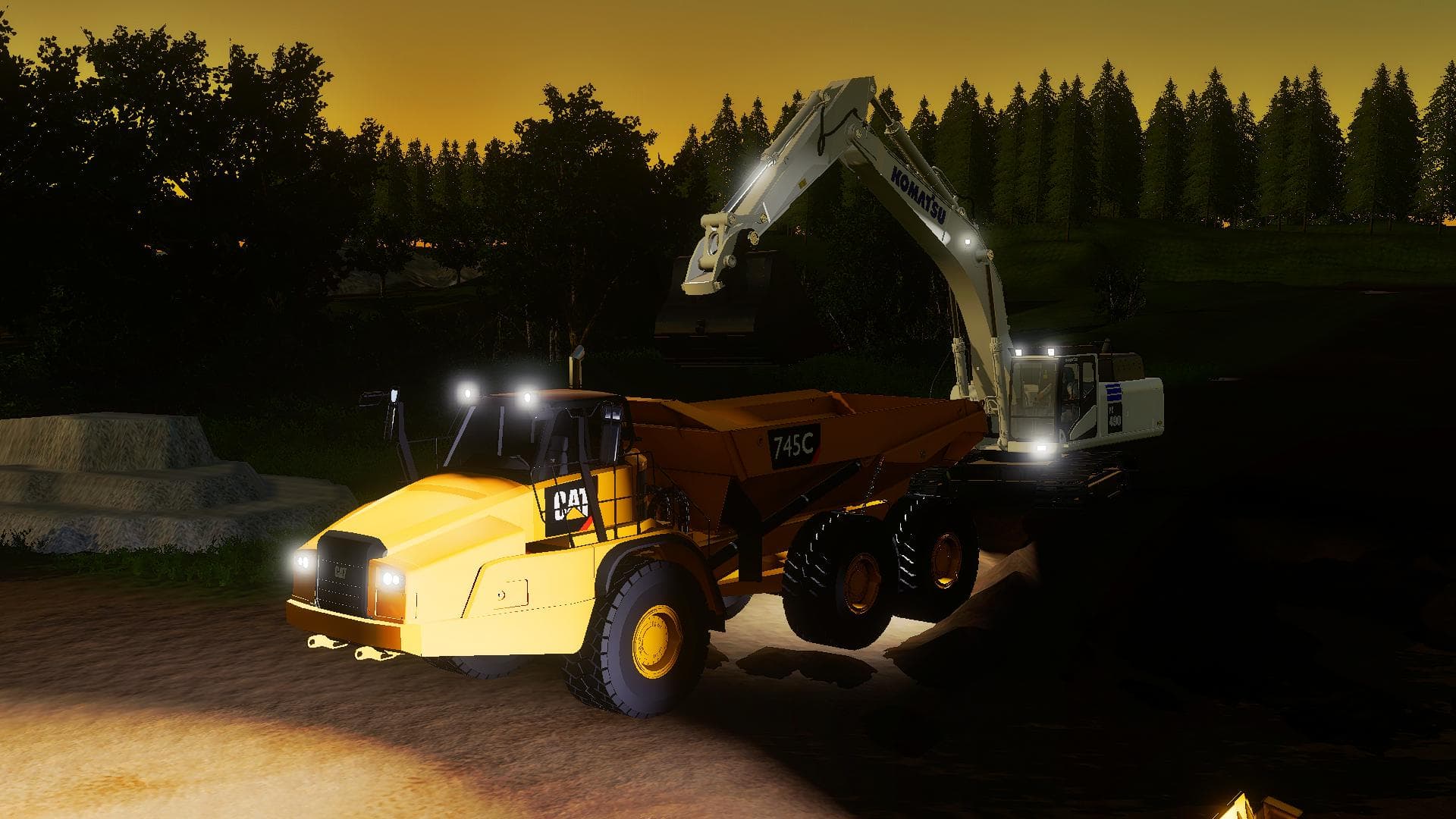 KOMATSU PC490 2