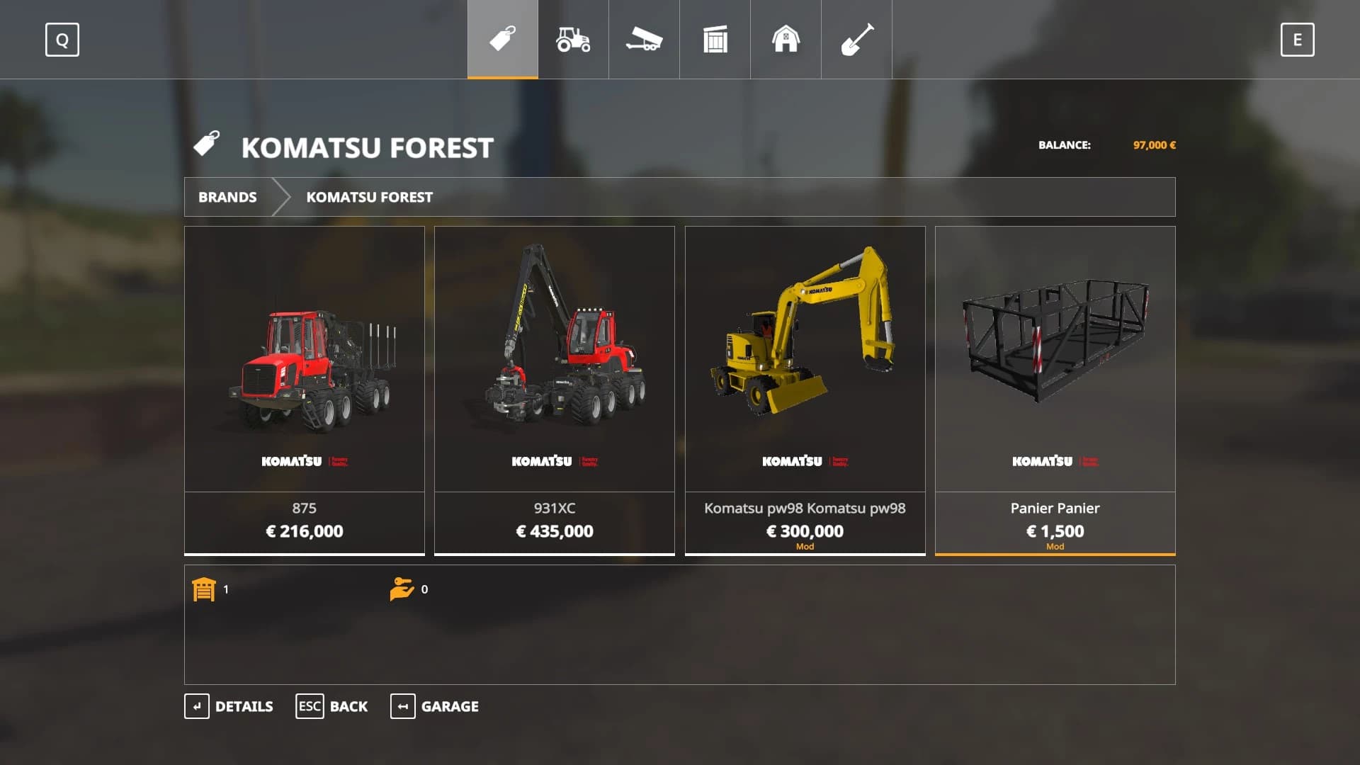 KOMATSU PW98 4
