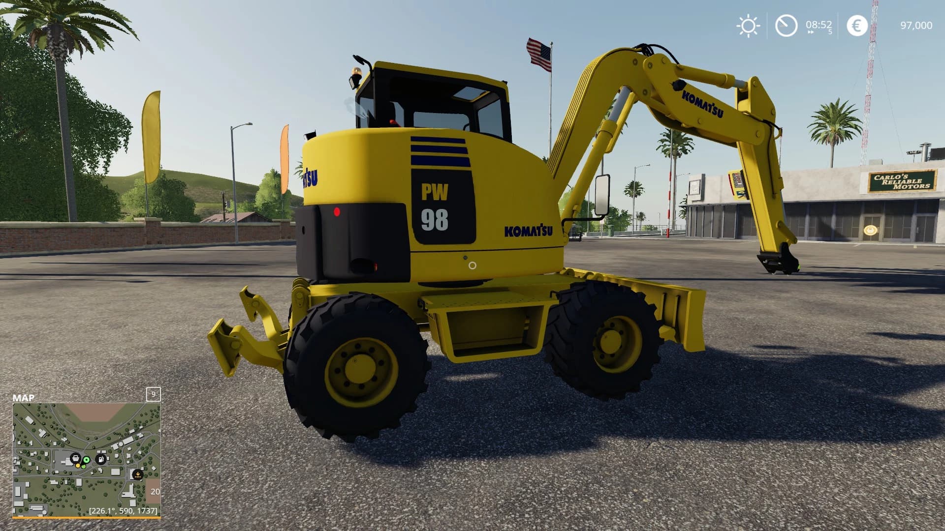 KOMATSU PW98 2