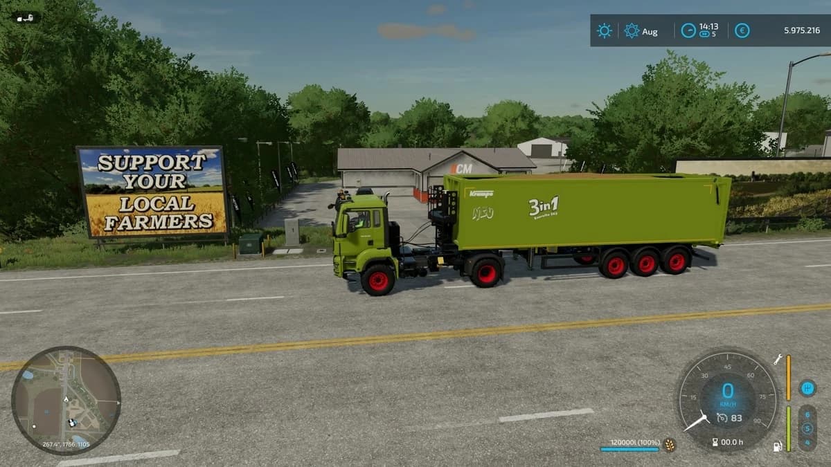 KRAMPE SEMI-TRAILER