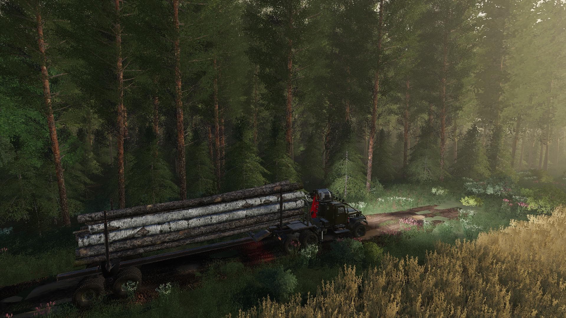 KRAZ-255B TIMBER TRUCK 3