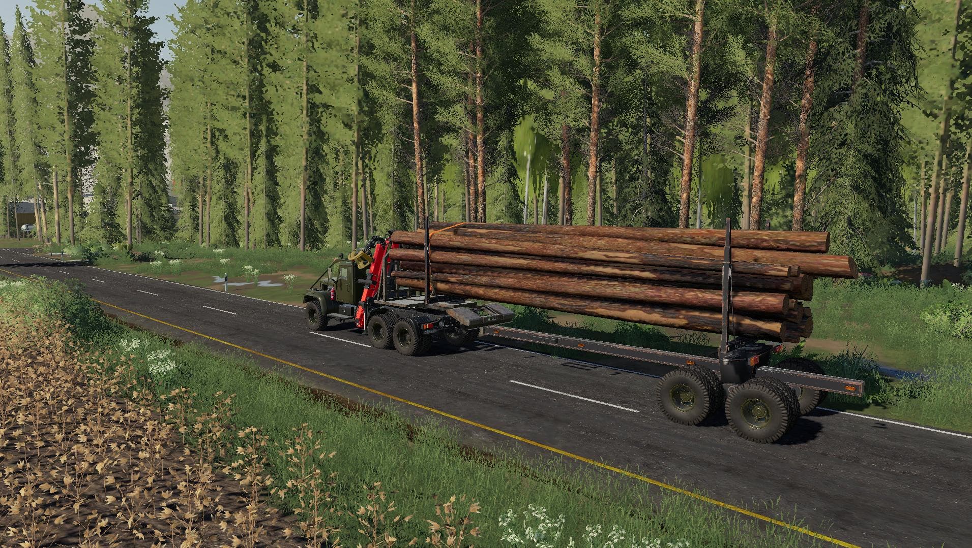 KRAZ-255B TIMBER TRUCK 2