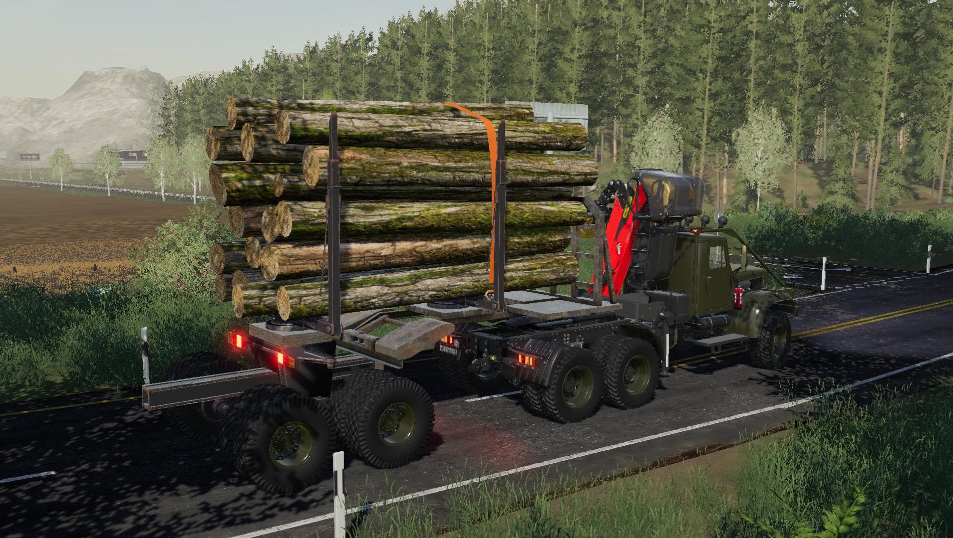 KRAZ-255B TIMBER TRUCK