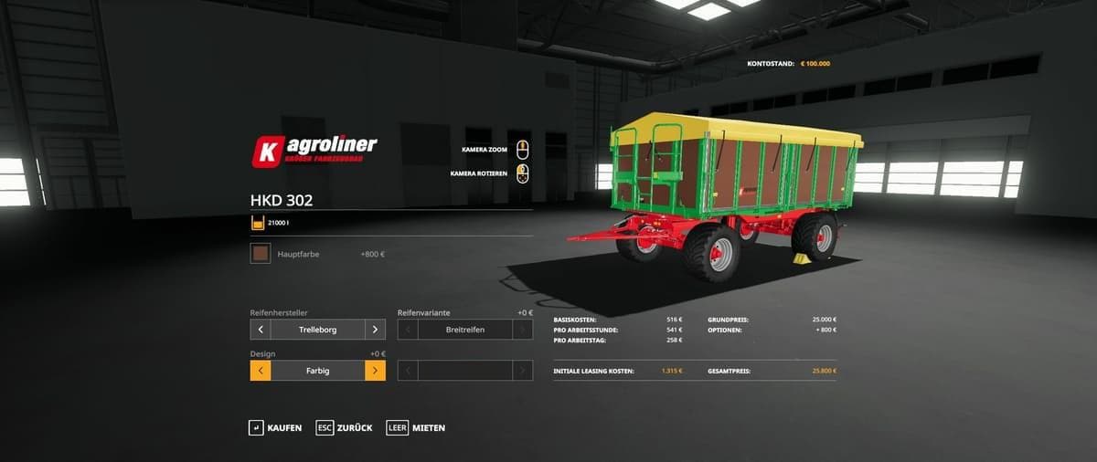KROGER AGROLINER HKD 302 3