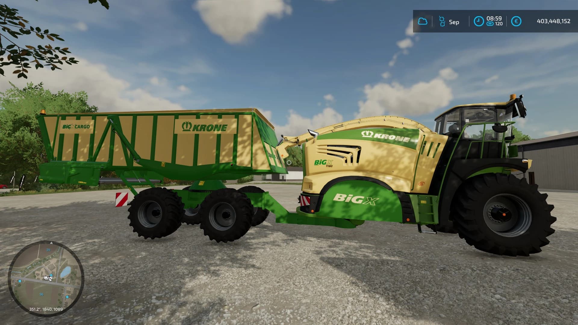 KRONE BIG X1100 CARGO 3