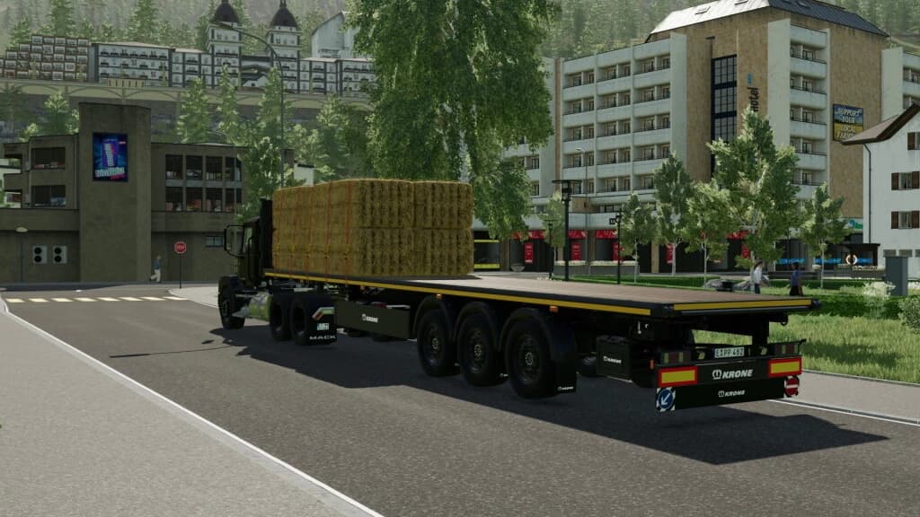 KRONE FLATBED SEMITRAILER 3