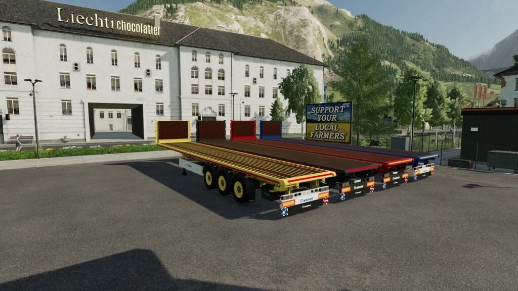 KRONE FLATBED SEMITRAILER 2