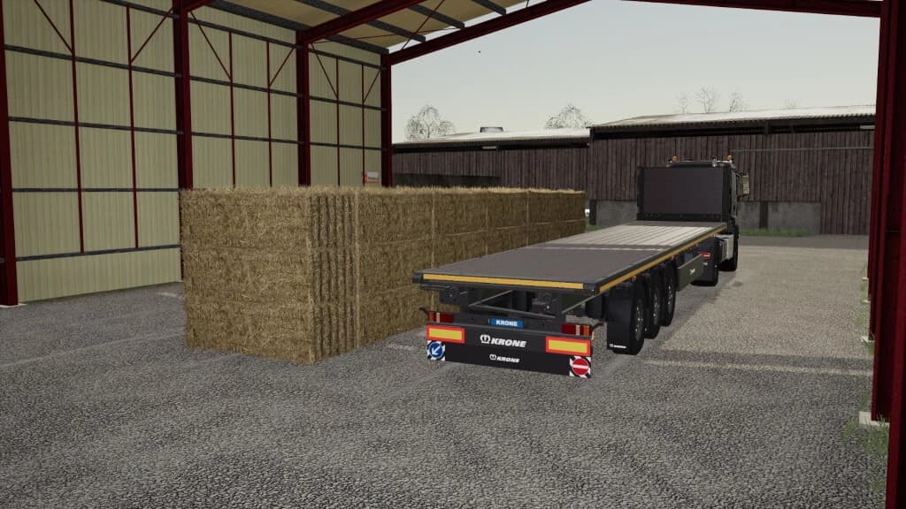 KRONE FLATBED TRAILER 2
