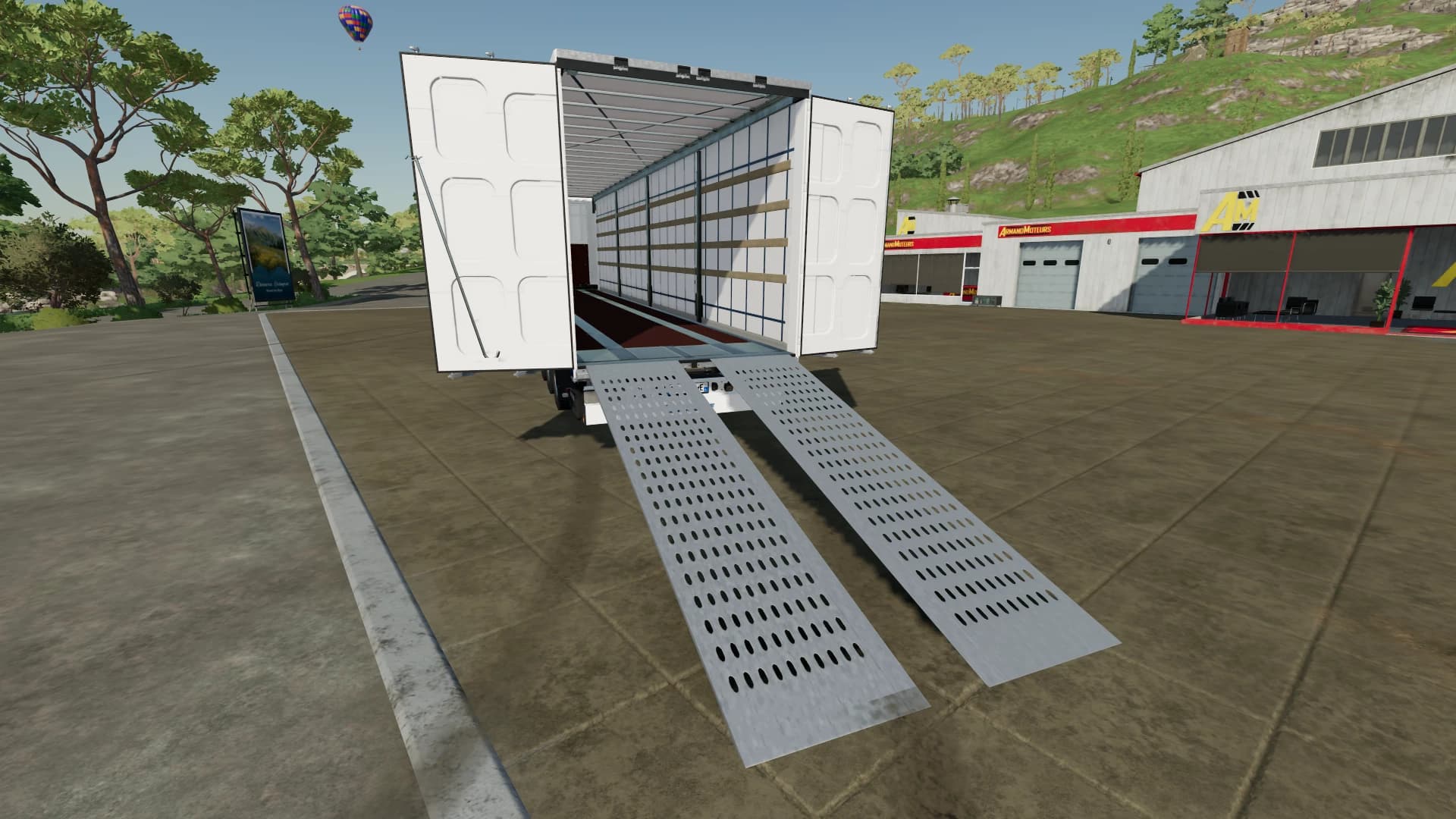 KRONE PROFI LINER WITH RAMPS AL 2