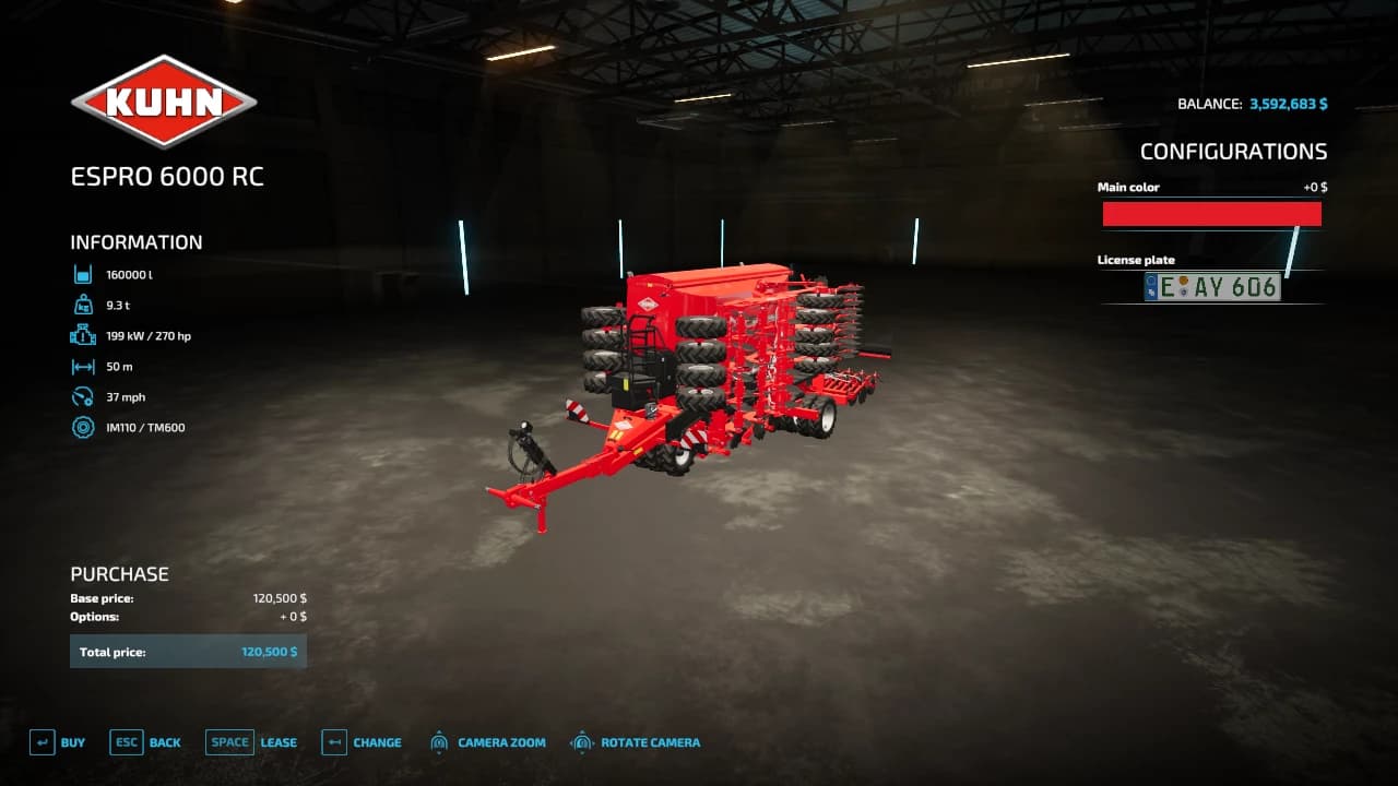 KUHN ESPRO6000RC