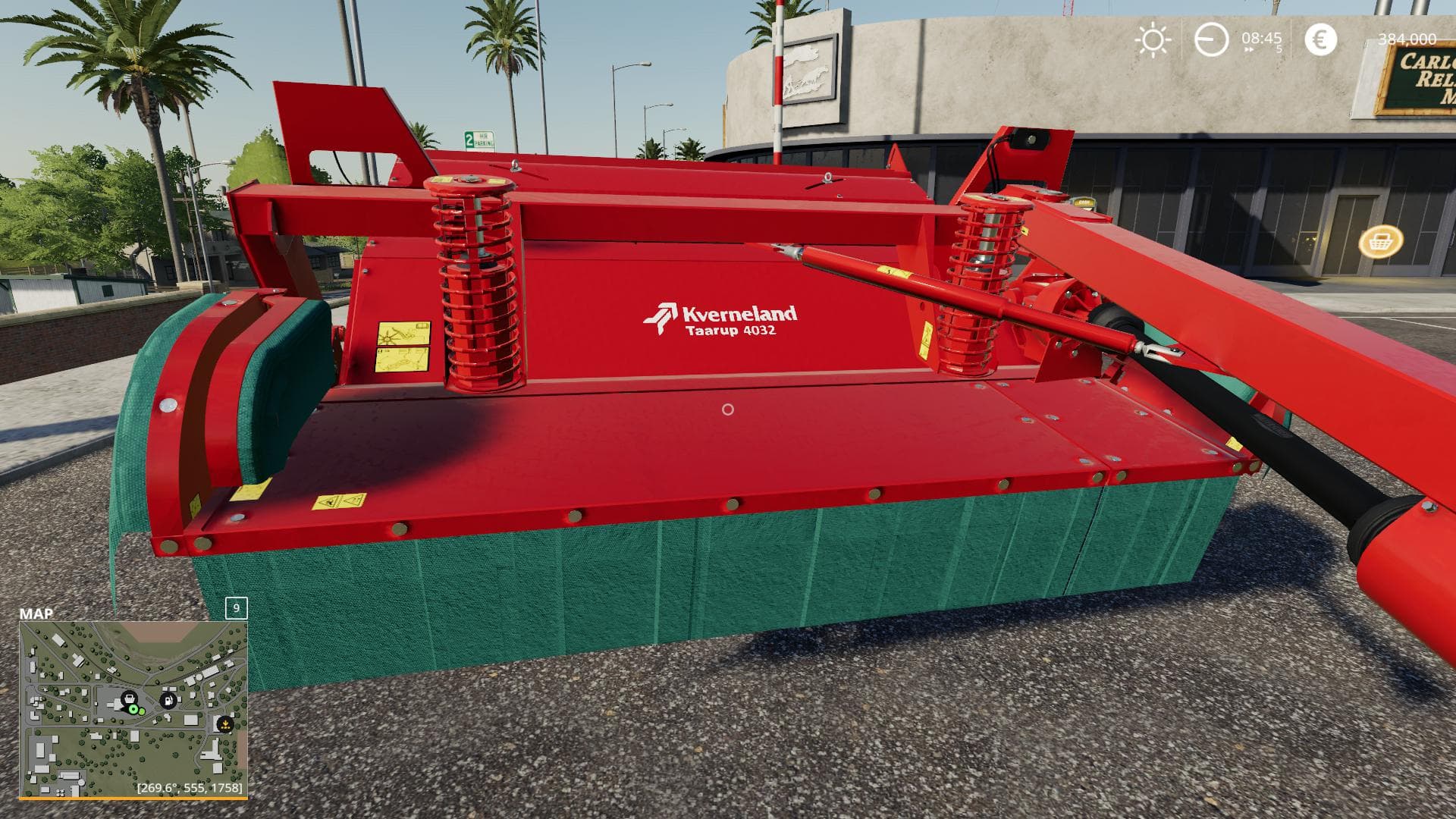 KVERNELAND / TAARUP TRAILED MOWER CONDITIONER