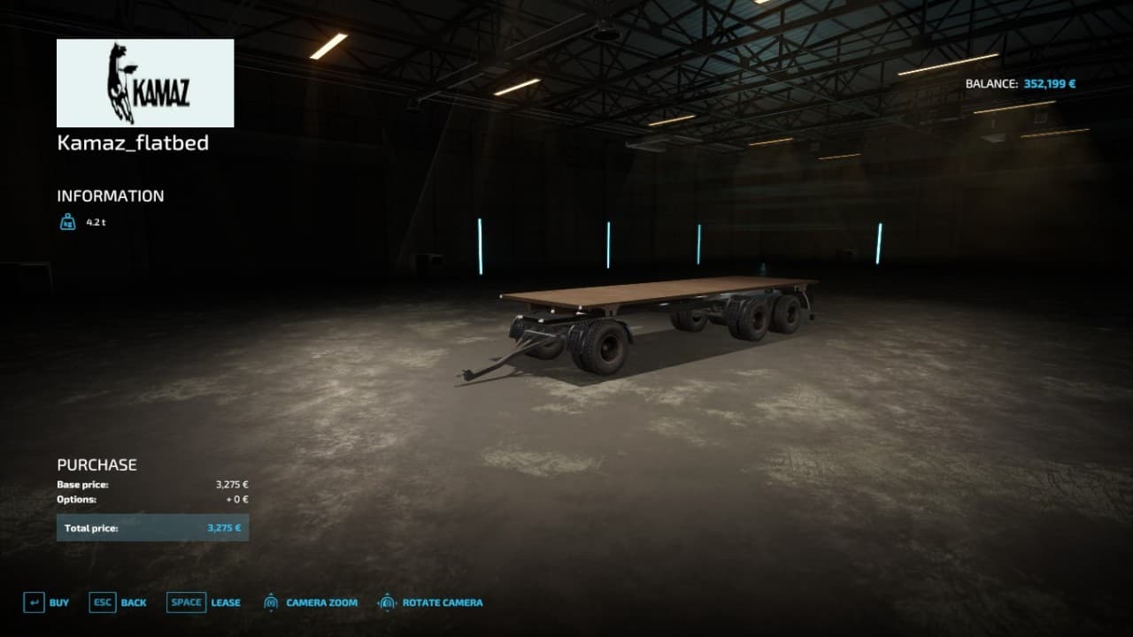 Kamaz platform 2