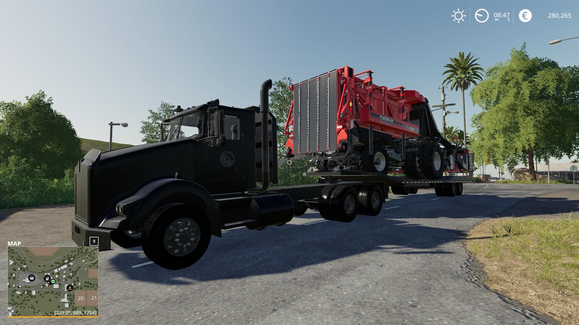 Kenworth T800 + Lowbed Trailer 5