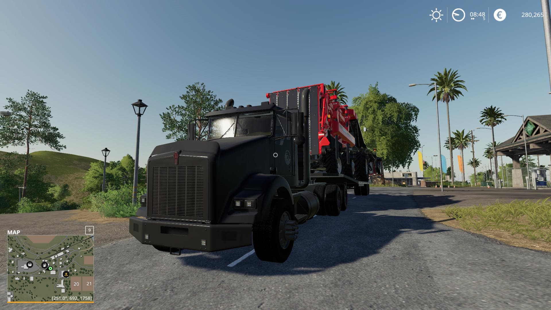 Kenworth T800 + Lowbed Trailer 4