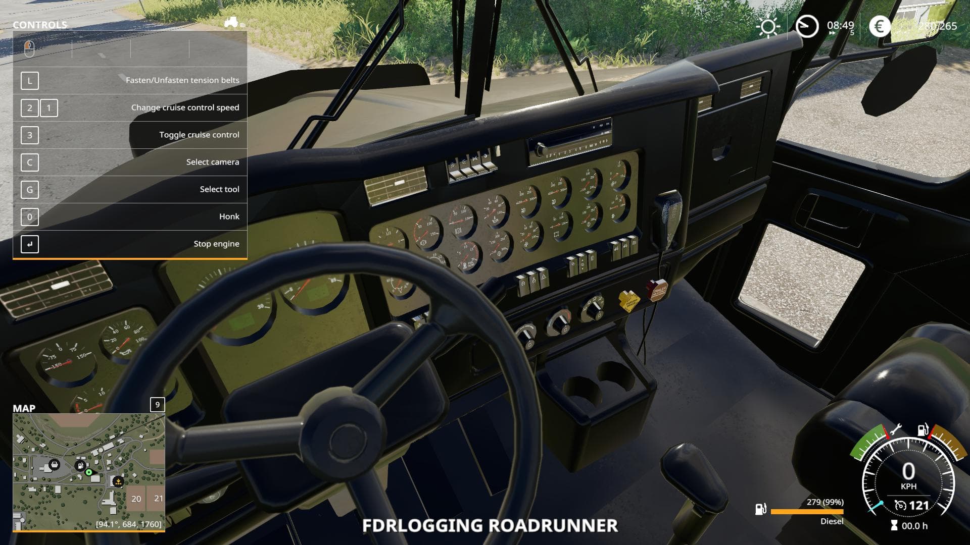 Kenworth T800 + Lowbed Trailer