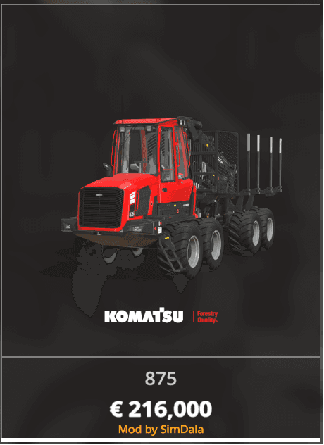 Komatsu 875