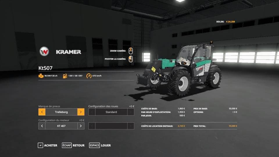 Kramer KT 507 / 407 Mod