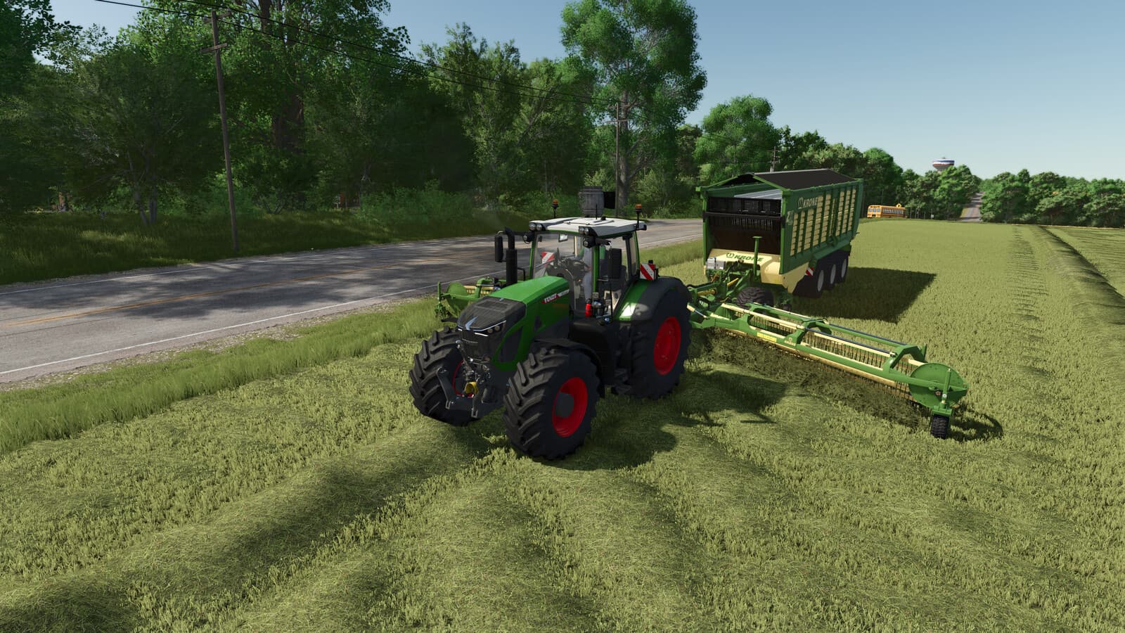 Krone Trailed Windrower 5
