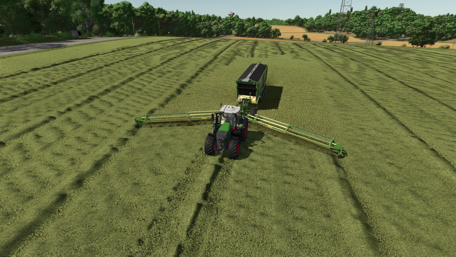 Krone Trailed Windrower 3