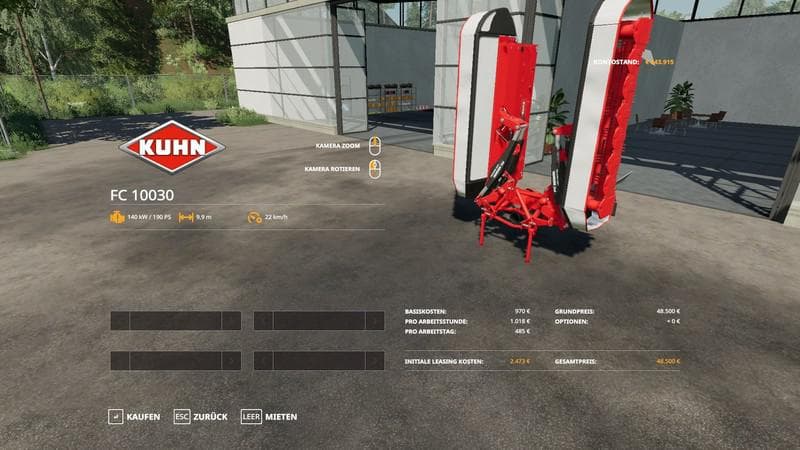 Kuhn Mower Pack 3
