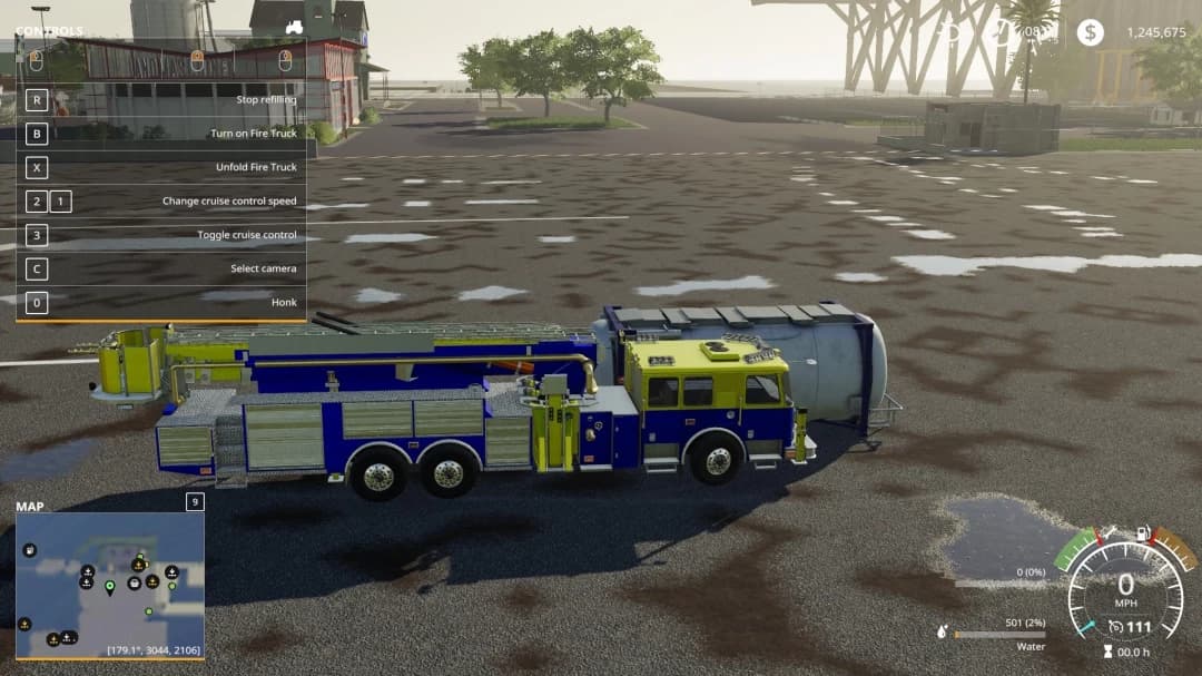 LADDER FIRE TRUCK